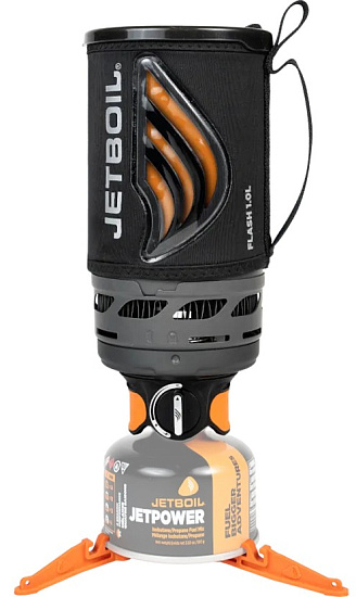 Комплект горелка с кастрюлей Jetboil Flash Black - Фото 1 большая
