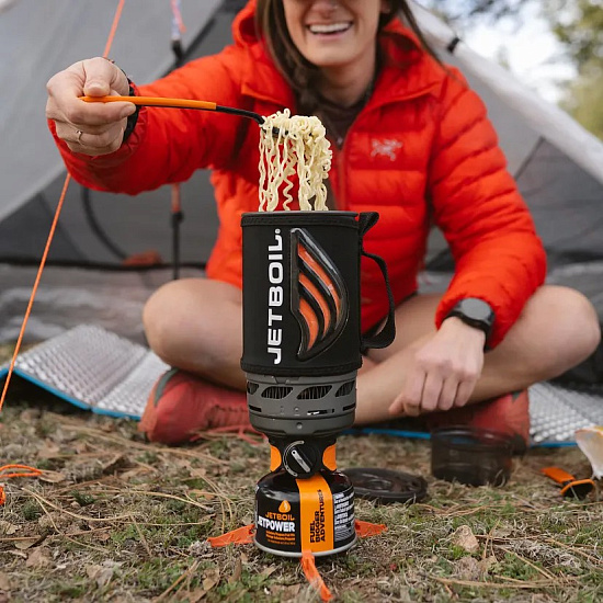 Комплект горелка с кастрюлей Jetboil Flash Black - Фото 4 большая
