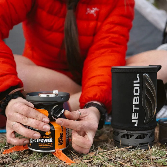 Комплект горелка с кастрюлей Jetboil Flash Black - Фото 6 большая
