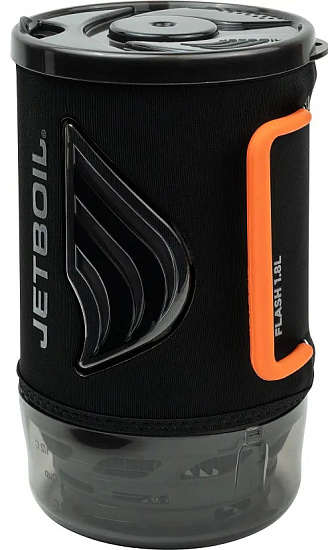 Комплект горелка с кастрюлей Jetboil Flash Black - Фото 3 большая