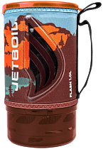Комплект горелка с кастрюлей Jetboil Flash Mountainscape