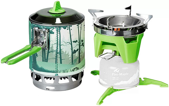 Система для приготовления пищи Fire-Maple Star X3 Green - Фото 2 большая