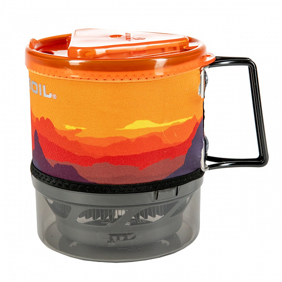 Комплект горелка с кастрюлей Jetboil MiniMo Sunset - Фото 2 большая