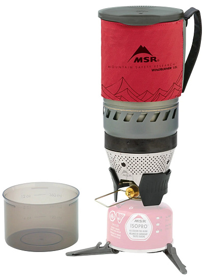 Газовая горелка MSR Windburner 1.0 Ltr Red - Фото 2 большая