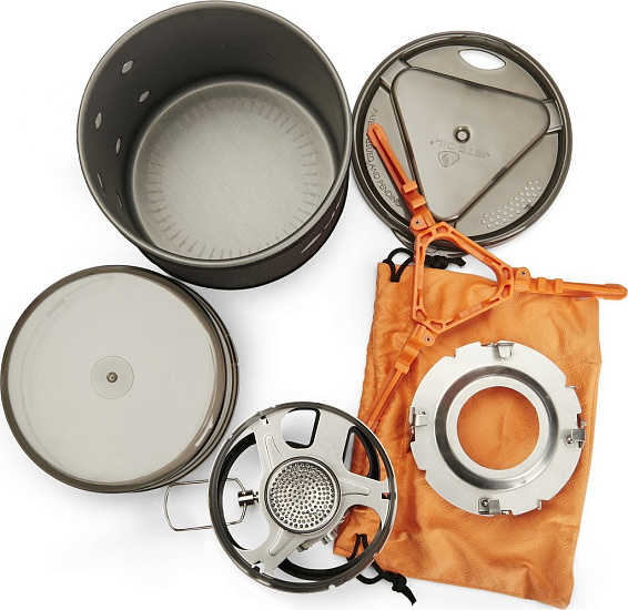 Комплект горелка с кастрюлей Jetboil Sumo Carbon - Фото 5 большая