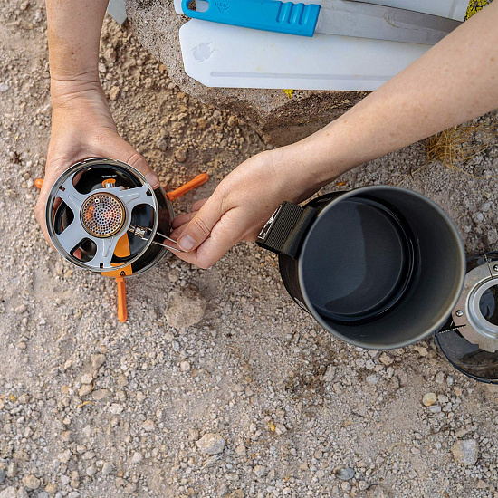 Комплект горелка с кастрюлей Jetboil Sumo Carbon - Фото 9 большая