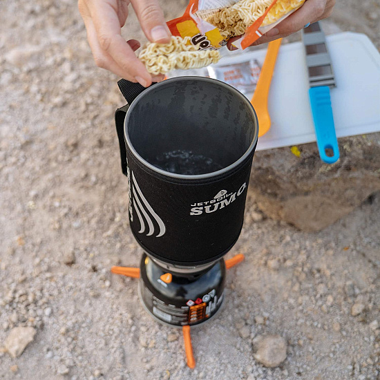 Комплект горелка с кастрюлей Jetboil Sumo Carbon - Фото 10 большая