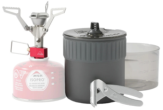 Газовая горелка + посуда MSR Pocketrocket 2 Mini Stove Kit - Фото 1 большая