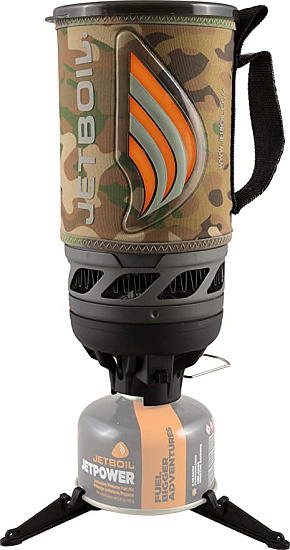 Комплект горелка с кастрюлей Jetboil Flash Camo - Фото 2 большая