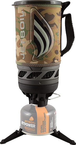 Комплект горелка с кастрюлей Jetboil Flash Camo - Фото 3 большая