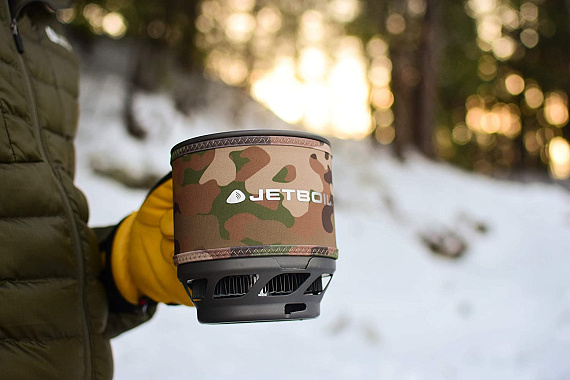 Комплект горелка с кастрюлей Jetboil MiniMo Camo - Фото 9 большая