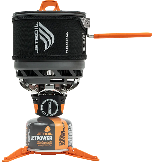 Комплект горелка с кастрюлей Jetboil TrailCook Carbon - Фото 1 большая