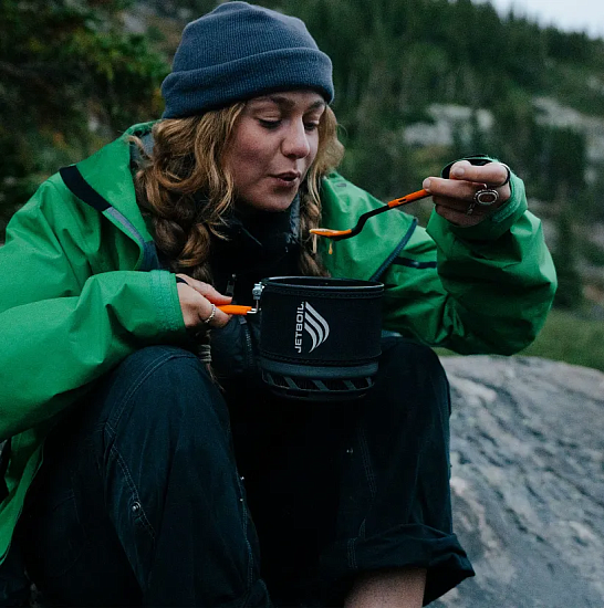 Комплект горелка с кастрюлей Jetboil TrailCook Carbon - Фото 6 большая