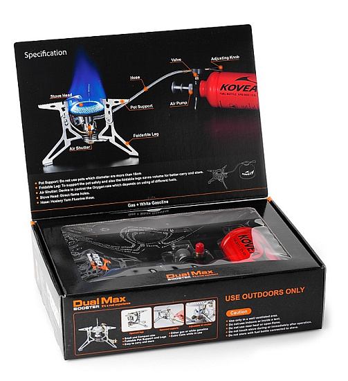Горелка мультитопливная Kovea Dual Max - Фото 6 большая