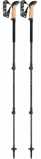 Палки треккинговые Leki Black Series Carbon Black/Black Gray/Dark Anthracite - Фото 1 большая
