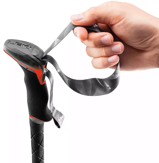 Треккинговые палки Leki Makalu Bright Red/Black/Dark Anthracite - Фото 6 большая