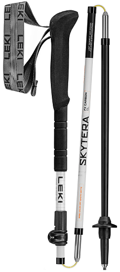 Треккинговые палки Leki Skytera FX Carbon SL White/Black/Orange - Фото 2 большая