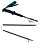 Треккинговая палка Naturehike St08 All Carbon 4-Node Sky Blue - Фото 4 малая
