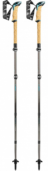 Палки треккинговые Leki Cressida FX Carbon Silver/Brown - Фото 1 большая