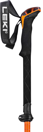 Палки треккинговые Leki Sherpa FX Carbon Strong Orange/Black - Фото 4 большая