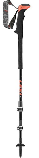 Треккинговые палки Leki Carbon TA XTG Anthracite/White/Neonred - Фото 2 большая