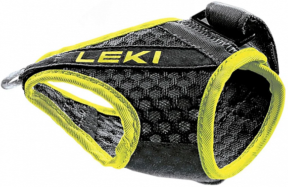 Темляки Leki Shark Frame Strap Mesh Black/Neonyellow - Фото 1 большая