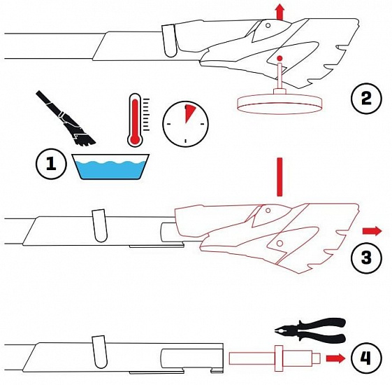 Ремкомплект Leki Smart Tip 1 Service Set - Фото 3 большая
