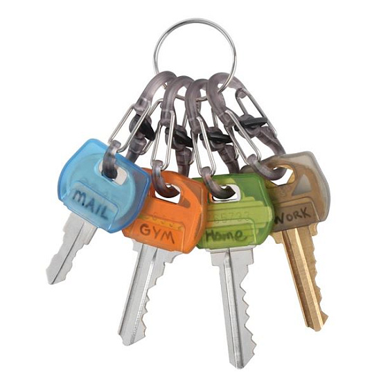 Маркеры для ключей Nite Ize IdentiKey + MicroLock (4 шт.) - Фото 2 большая