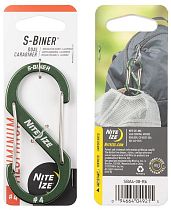 Карабин Nite Ize S-Biner Aluminum #4 Olive