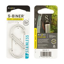 Карабин Nite Ize S-Biner #3 Steel
