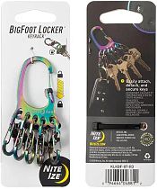 Брелок Nite Ize BigFoot Locker KeyRack Spectrum