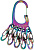 Брелок Nite Ize BigFoot Locker KeyRack Spectrum - Фото 2 малая