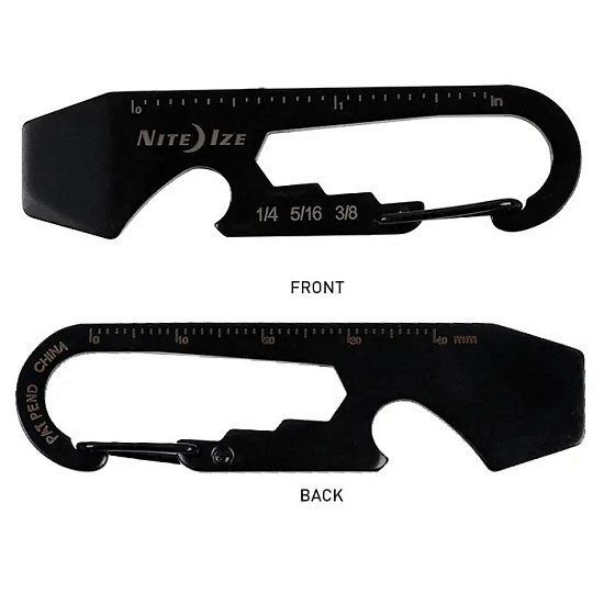 Карманный инструмент Nite Ize DoohicKey Key Tool Black - Фото 10 большая