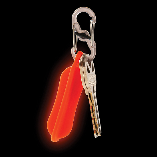 Брелок для ключей Nite Ize NextGlo Orange - Фото 4 большая