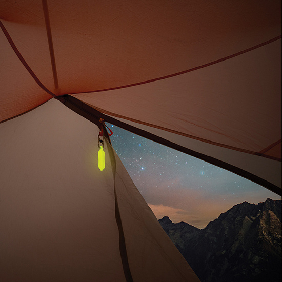 Брелок для ключей Nite Ize NextGlo Yellow - Фото 4 большая