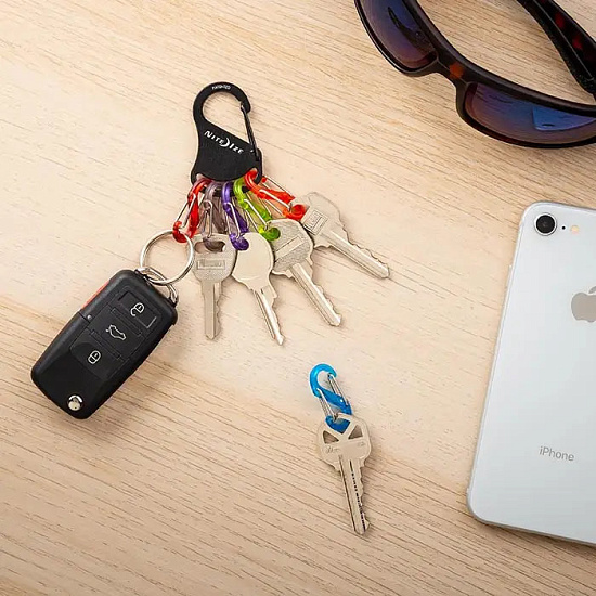 Брелок Nite Ize BigFoot Locker KeyRack Version 2 Black - Фото 2 большая