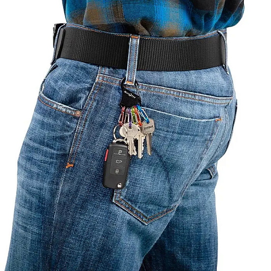 Брелок Nite Ize BigFoot Locker KeyRack Version 2 Black - Фото 3 большая