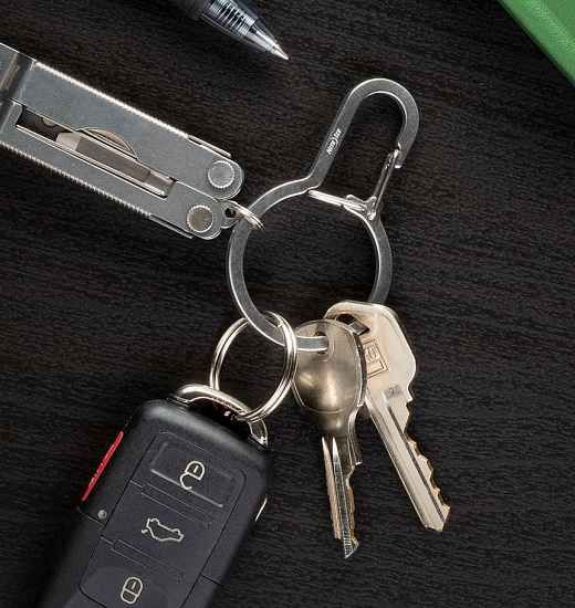 Брелок Nite Ize Dualpass Keyring Stainless - Фото 3 большая