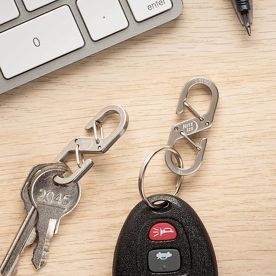 Карабин Nite Ize Z-Series #1 Stainless (2шт) - Фото 3 большая