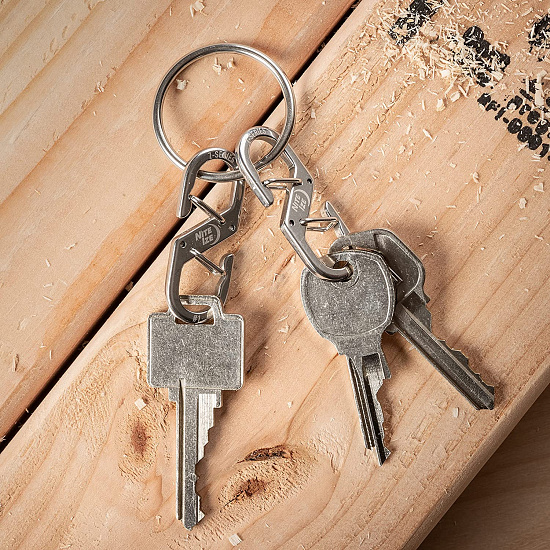 Карабин Nite Ize Z-Series #1 Stainless (2шт) - Фото 4 большая