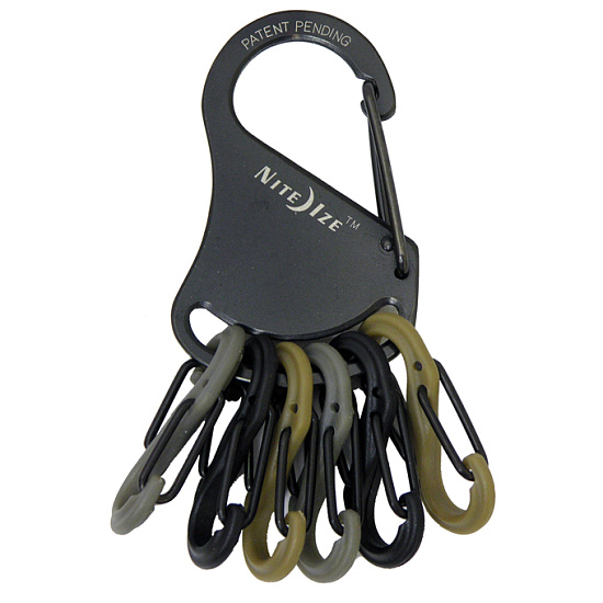 Брелок Nite Ize KeyRack™ S-Biner® Black/Camo - Фото 2 большая