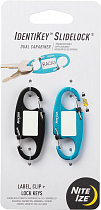 Брелок для ключей NiteIze IdentiKey SlideLock Dual Carabiner 2pk