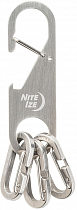 Брелок для ключей Nite Ize Z-Rack с открывашкой Steel