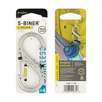 Карабин Nite Ize S-Biner® SlideLock® Stainless Steel #4