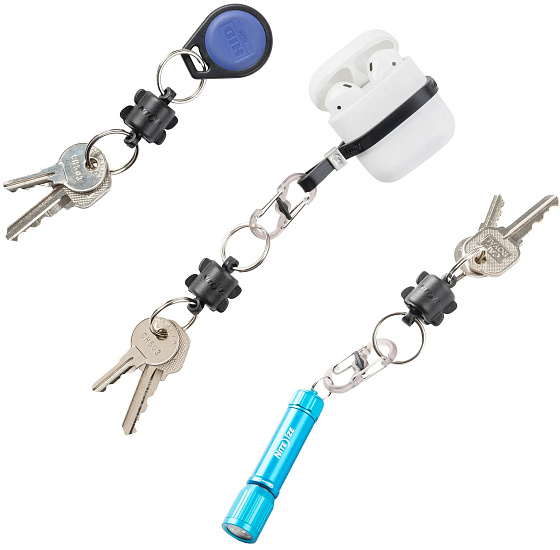 Брелок для ключей Nite Ize KeyRing 360 Magnetic Quick Connector - Фото 4 большая