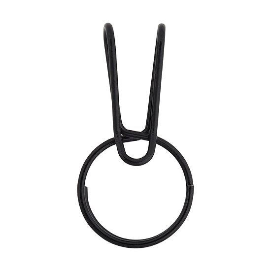 Брелок Nite Ize SqueezeRing Black - Фото 2 большая