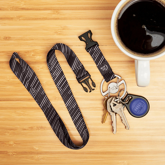 Брелок Nite Ize Medallion Key Lanyard Cтальной - Фото 2 большая