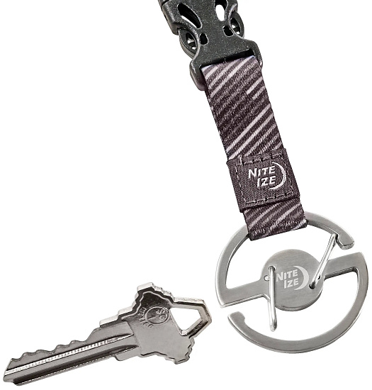 Брелок Nite Ize Medallion Key Lanyard Cтальной - Фото 4 большая