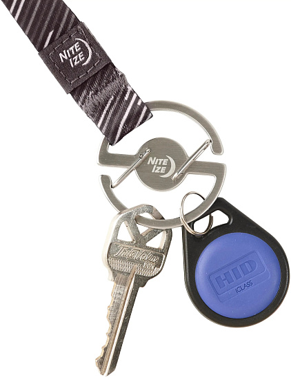 Брелок Nite Ize Medallion Key Lanyard Cтальной - Фото 5 большая