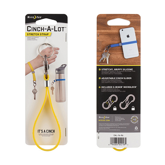Ремешок для ключей Nite Ize Cinch-A-Lot® Yellow - Фото 1 большая